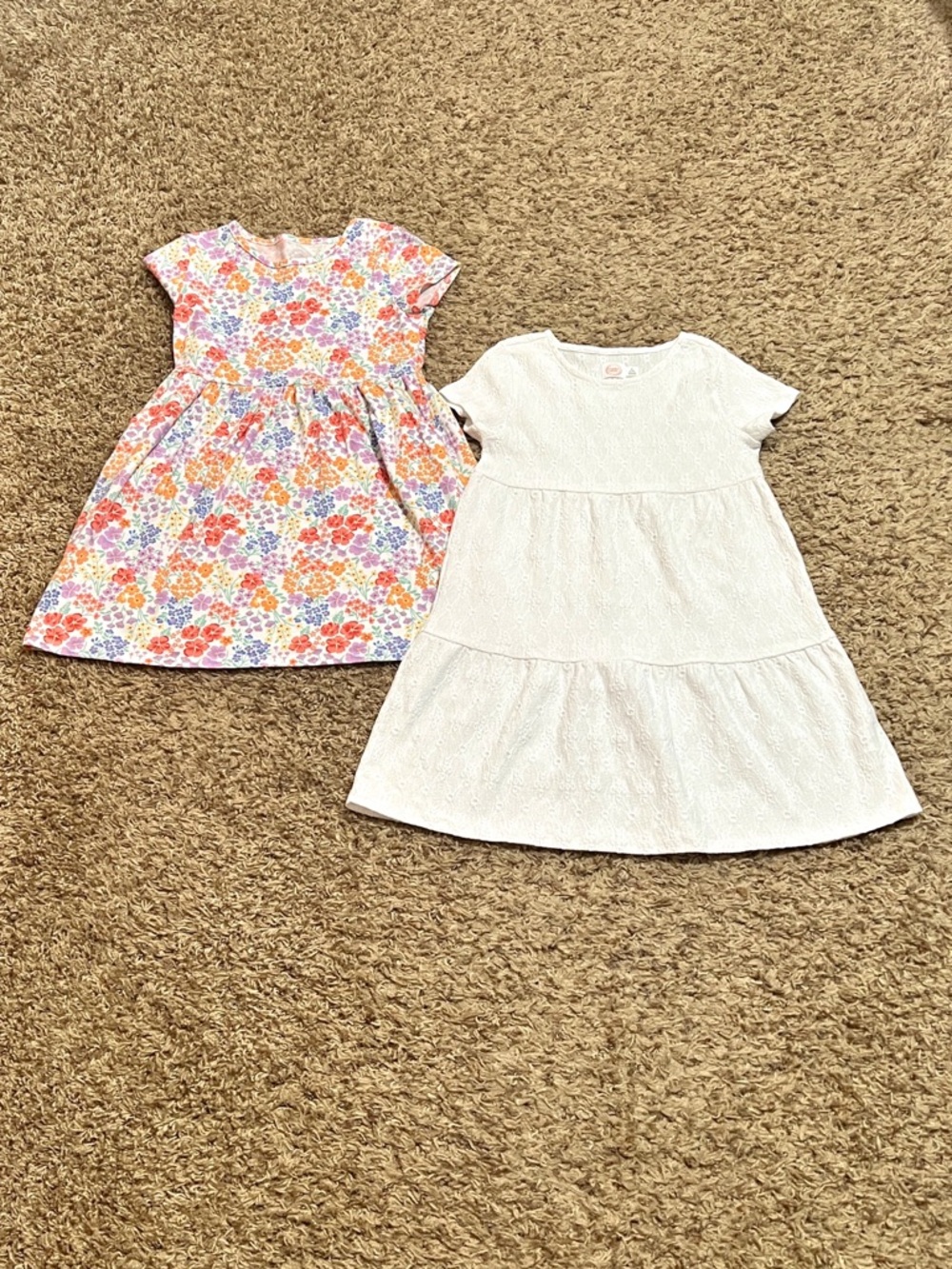Wonder Nation 2 Little Girl Dresses Spring Summer Easter